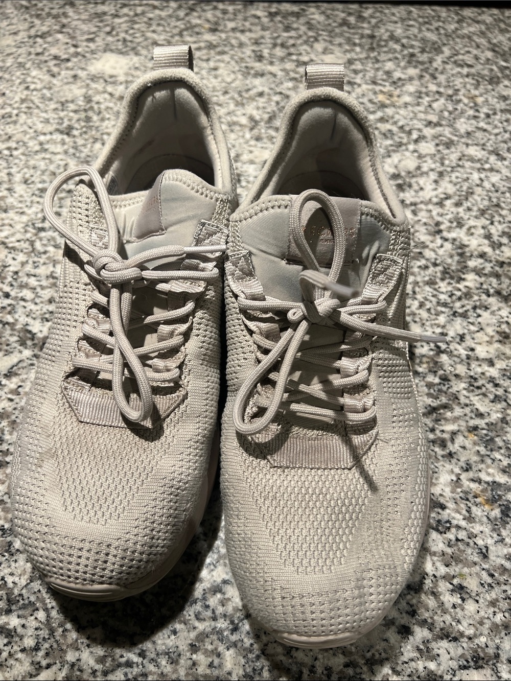 Skechers Uno Stand On Air Knit Sneakers 9.5 Neutral Athleisure Comfort Walking